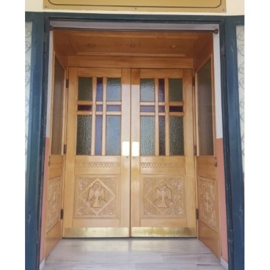 Πόρτα δίφυλλη κεντρική ναού 