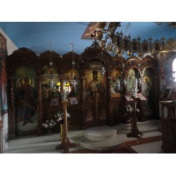 Τέμπλο Ξυλόγλυπτο Βυζαντινό σχέδιο