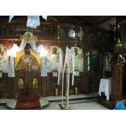 Τέμπλο Ξυλόγλυπτο Βυζαντινό σχέδιο